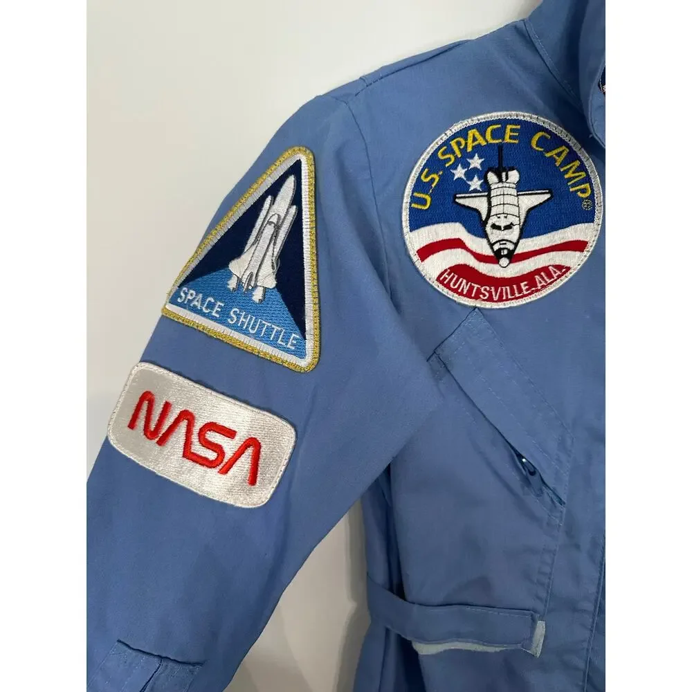 Vintage NASA Space Camp Flight Suit Youth 12 Huntsville Alabama Shuttle Jumpsuit